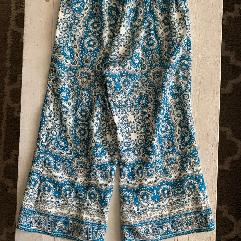 Anthropolgoie Feather Bone Talese Wide Leg Pant - 8 - Picture 7 of 9